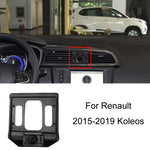 For Renault Left Driving Car-Mounted Special Mobile Phone Navigation Bracket Base, 9-16 Koleos, 15-19 Koleos, 16-19 Koleos