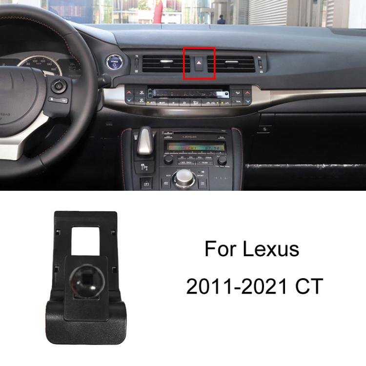 For Lexus Car Special Mobile Phone Navigation Bracket Base, 06-11 ES, 06-11 IS, 09-14 RX, 11-21 CT, 13-17 ES, 15-22 RX, 16-19 LX570, 16-21 NX, 18-20 ES, 18-21 LS, 19-21 UX, 21-22 ES, 22 NX