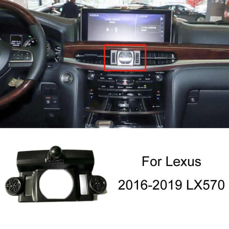 For Lexus Car Special Mobile Phone Navigation Bracket Base, 06-11 ES, 06-11 IS, 09-14 RX, 11-21 CT, 13-17 ES, 15-22 RX, 16-19 LX570, 16-21 NX, 18-20 ES, 18-21 LS, 19-21 UX, 21-22 ES, 22 NX
