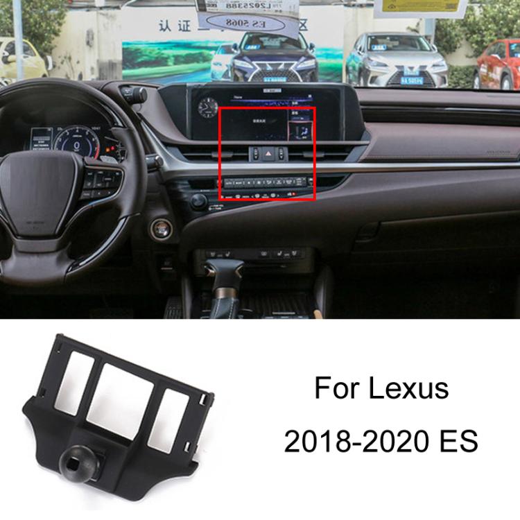 For Lexus Car Special Mobile Phone Navigation Bracket Base, 06-11 ES, 06-11 IS, 09-14 RX, 11-21 CT, 13-17 ES, 15-22 RX, 16-19 LX570, 16-21 NX, 18-20 ES, 18-21 LS, 19-21 UX, 21-22 ES, 22 NX