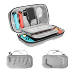 Bolsa de armazenamento portátil rígida para Nintendo Switch / Switch OLED, versão com ficha US, versão com ficha EU