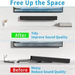 Suporte de Metal para Montagem na Parede para Barra de Som Sonos Beam Gen 2 / Gen 1, SON-G2C