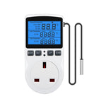 Termóstato Digital Inteligente com Retroiluminação, Controlo de Temperatura com Contagem Decrescente, Interruptor de Tomada, Temporizador, Controlador de Temperatura, Retroiluminação Plugue US, Retroiluminação Plugue UK, Retroiluminação Plugue AU