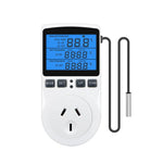 Termóstato Digital Inteligente com Retroiluminação, Controlo de Temperatura com Contagem Decrescente, Interruptor de Tomada, Temporizador, Controlador de Temperatura, Retroiluminação Plugue US, Retroiluminação Plugue UK, Retroiluminação Plugue AU