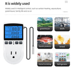 Termóstato Digital Inteligente com Retroiluminação, Controlo de Temperatura com Contagem Decrescente, Interruptor de Tomada, Temporizador, Controlador de Temperatura, Retroiluminação Plugue US, Retroiluminação Plugue UK, Retroiluminação Plugue AU