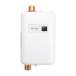 Aquecedor Elétrico de Água Pequeno Sem Reservatório 3000W para Cozinha e Casa de Banho, Plugue US, Plugue UK, Plugue UE, Plugue AU