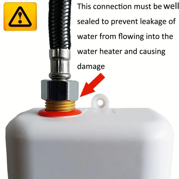 Aquecedor Elétrico de Água Pequeno Sem Reservatório 3000W para Cozinha e Casa de Banho, Plugue US, Plugue UK, Plugue UE, Plugue AU