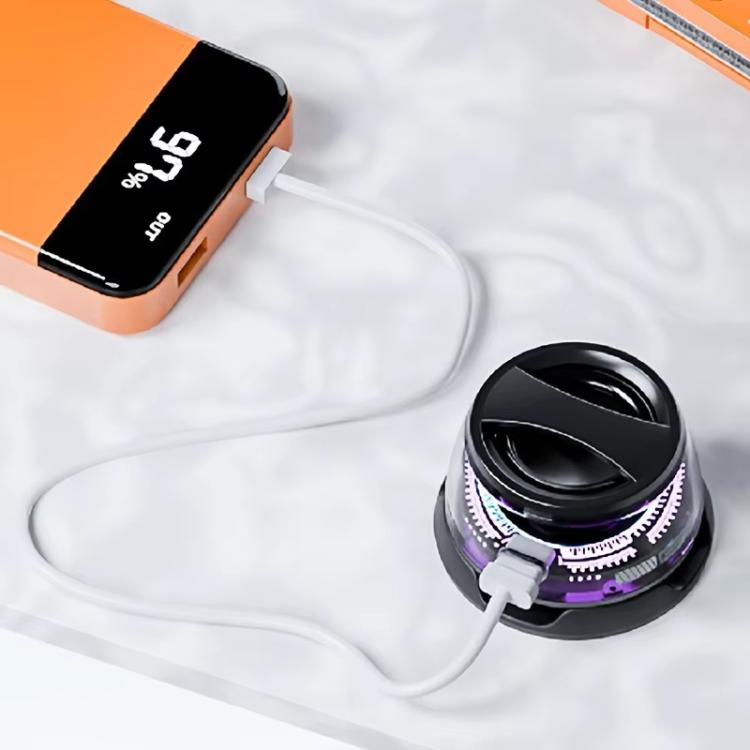Coluna Bluetooth TWS Mini Magnética G200 com Subwoofer e Luz Ambiente Colorida, G200