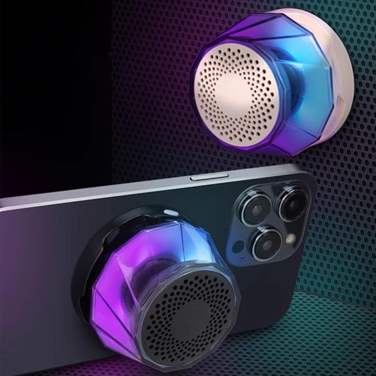 Luz Ambiente RGB Portátil RK-C250 Coluna Bluetooth Magnética com Função de Carregamento Sem Fios, RK-C250