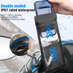 Suporte para Telemóvel Impermeável para Bicicleta com Rotação de 360 Graus, Suporte para Telemóvel para Motociclo, Modelo para Guiador, Modelo para Espelho Retrovisor