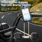 Suporte para Telemóvel Impermeável para Bicicleta com Rotação de 360 Graus, Suporte para Telemóvel para Motociclo, Modelo para Guiador, Modelo para Espelho Retrovisor