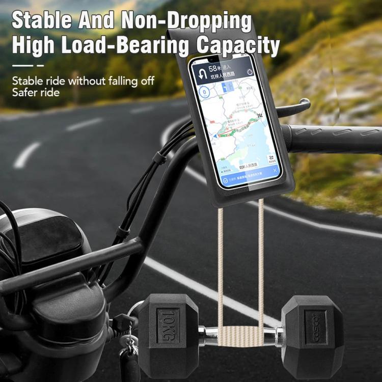 Suporte para Telemóvel Impermeável para Bicicleta com Rotação de 360 Graus, Suporte para Telemóvel para Motociclo, Modelo para Guiador, Modelo para Espelho Retrovisor