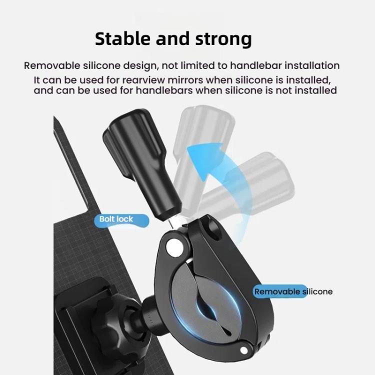 Bolsa Impermeável para Suporte de Telemóvel para Bicicleta e Motociclo, Suporte para Guiador e Espelho, L, XL