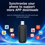 Adaptador Original Carplay com Fio para Sem Fios, Caixa de Conexão para Carro Android, MINI SE X1AIR Preto, MINI SE X2AIR Preto
