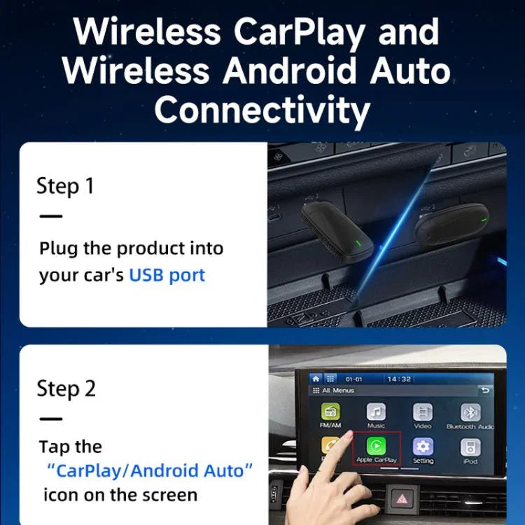 Adaptador Original Carplay com Fio para Sem Fios, Caixa de Conexão para Carro Android, MINI SE X1AIR Preto, MINI SE X2AIR Preto