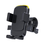 Suporte para Telemóvel para Bicicleta e Motociclo com Correia de Silicone Oculta, Guiador, Espelho Retrovisor