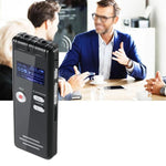 Gravador de Entrevistas SK6 com Ecrã LED de 0,8 polegadas, MP3 Recarregável por USB, Sem Memória, 32GB