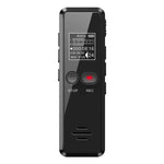 Mini Gravador de Entrevistas com Ecrã LCD de 0,9 polegadas, MP3 com Carregamento USB, 8GB, 16GB, 32GB, 64GB
