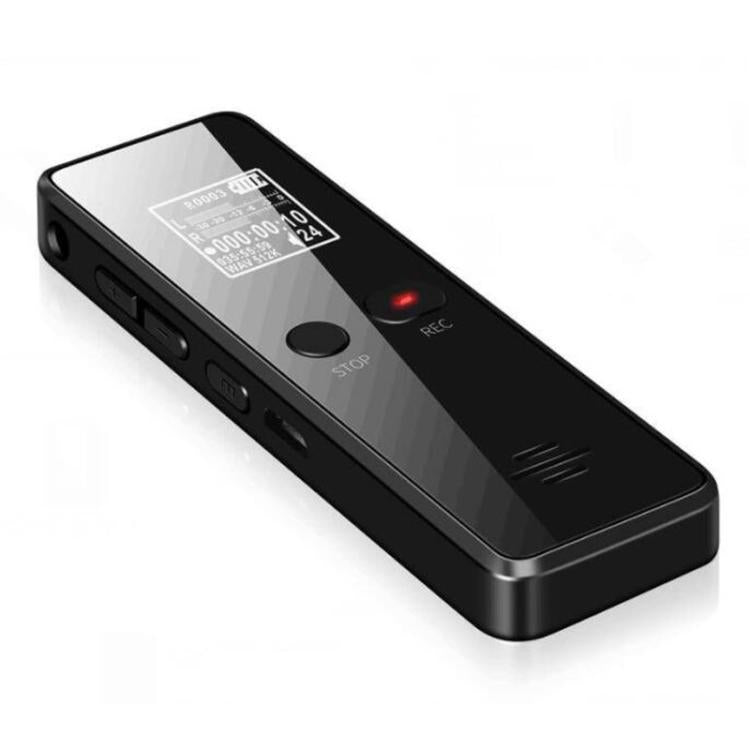 Mini Gravador de Entrevistas com Ecrã LCD de 0,9 polegadas, MP3 com Carregamento USB, 8GB, 16GB, 32GB, 64GB