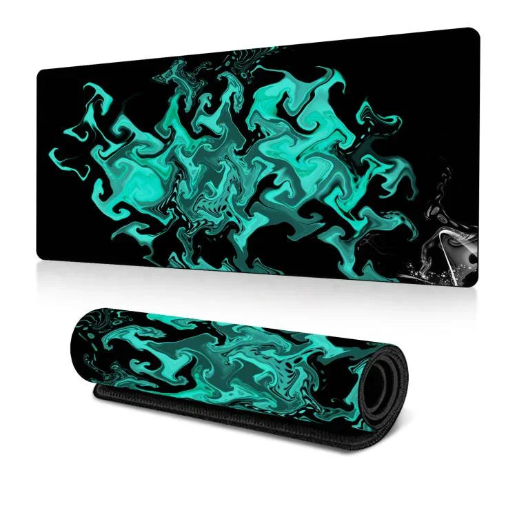 Tapete de Rato Grande Abstrato para Gaming e Escritório, 300x600x2mm, 300x700x2mm, 300x800x2mm, 400x900x2mm