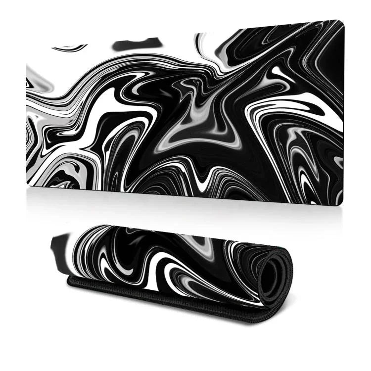 Tapete de Rato Grande Abstrato para Gaming e Escritório, 300x600x2mm, 300x700x2mm, 300x800x2mm, 400x900x2mm