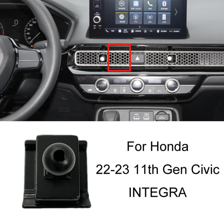 For Honda Left-hand Drive Car-Mounted Mobile Phone Navigation Holder Base, 04-07 Odyssey, 04-07 7th Generation Accord, 06-09 Civic, 07-11 CRV, 08-13 8th Generation Accord/11-12 Crosstour Center Console Knob, 08-13 8th Generation Accord/11-12 Crosstour ...