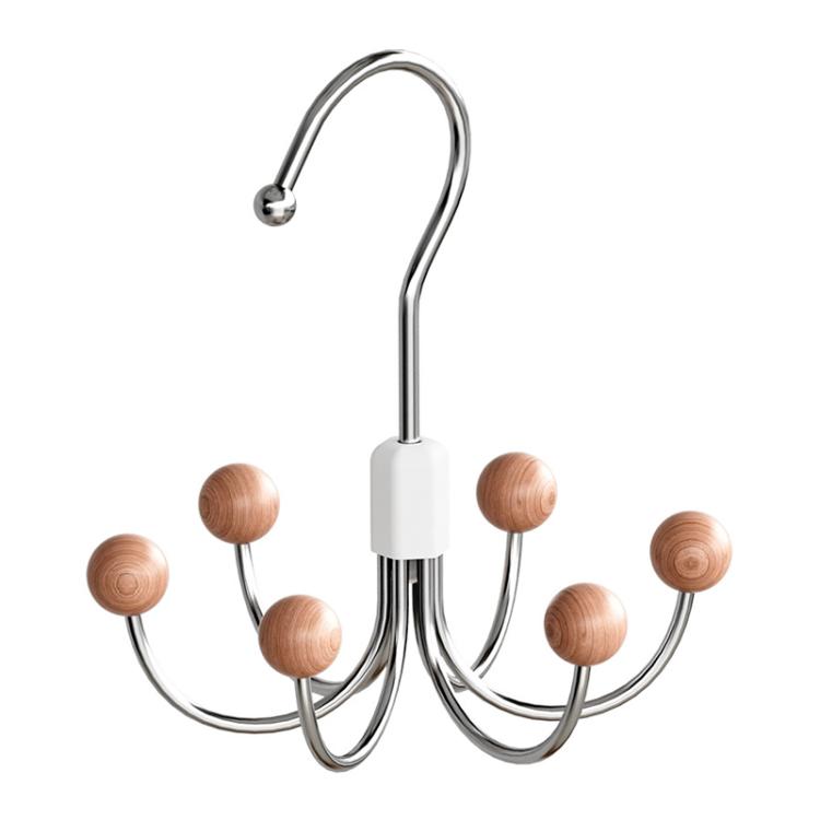 Cabides de Guarda-Roupa com Seis Garras e Rotação de 360 Graus, Ganchos Multiusos para Armazenamento de Roupa Interior