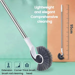 Escova para aquário com cabo longo para limpeza e remoção de algas, escova para parede interior de aquário, 95cm, 125cm, 157cm