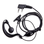 Auricular durável intra-auricular para intercomunicador walkie talkie BAOFENG