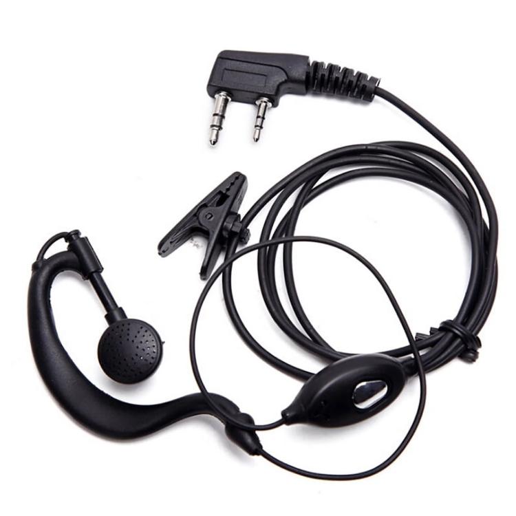 Auricular durável intra-auricular para intercomunicador walkie talkie BAOFENG