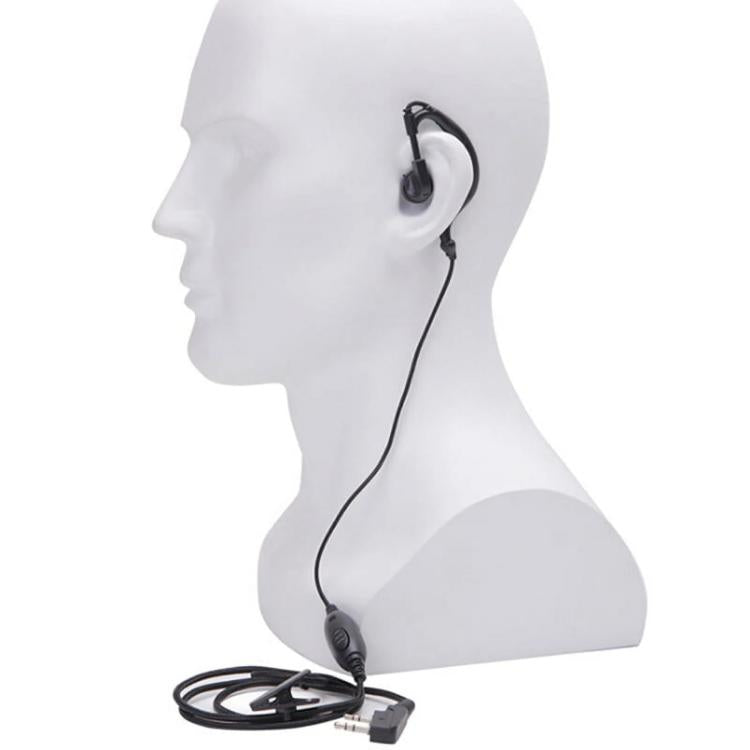 Auricular durável intra-auricular para intercomunicador walkie talkie BAOFENG
