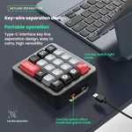 MKESPN K812 GASKET Aluminum Alloy RGB Hot-Swap Customized Wired Mini Mechanical Gaming Keyboard