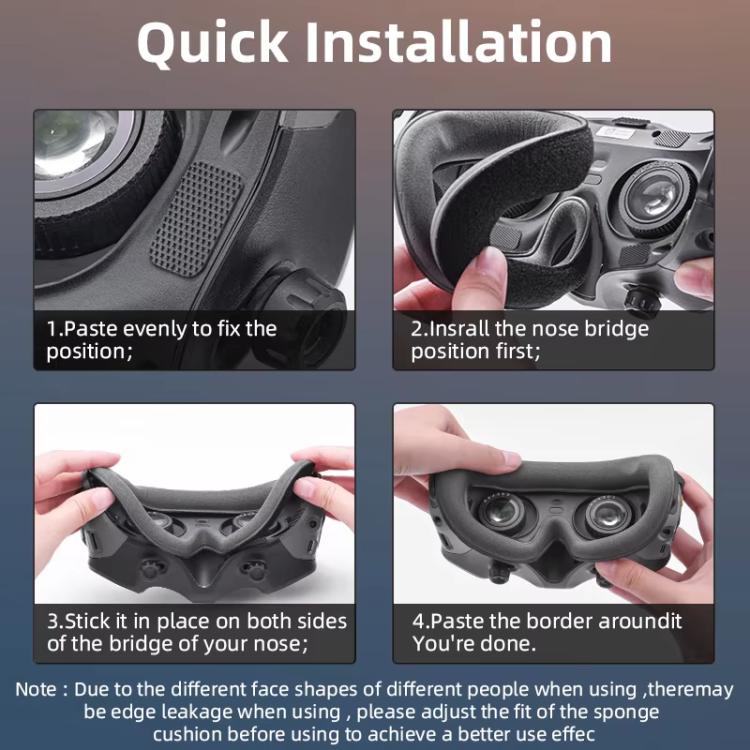 Para DJI Avata Goggles 2 BRDRC Protetor de Óculos de Voo, Para DJI Avata Goggles 2