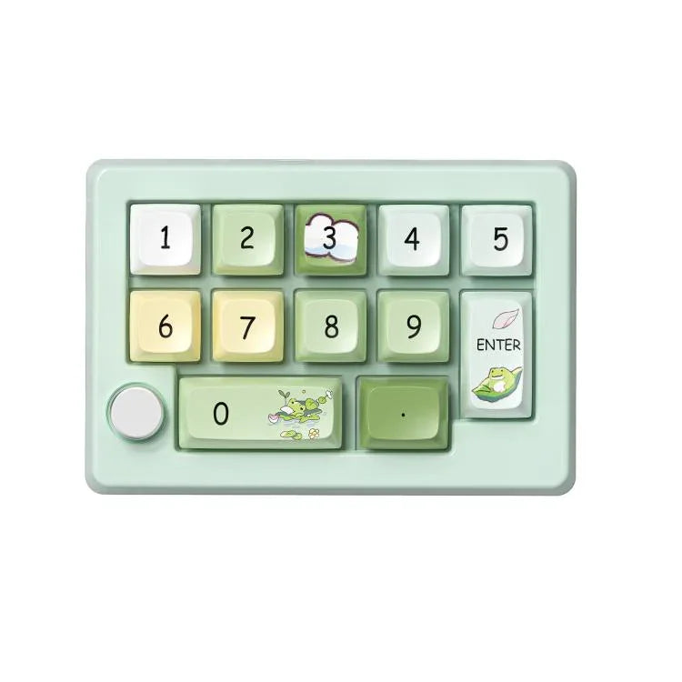 MKESPN W908 Teclado Mecânico Gaming RGB Retroiluminado, Hot-Swappable, Definição de Macros, Sem Fios Tri-Mode