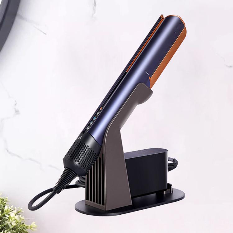 Suporte Vertical de Secretária para Alisador Dyson Airstrait HT01 com Compartimento de Armazenamento para Carregador