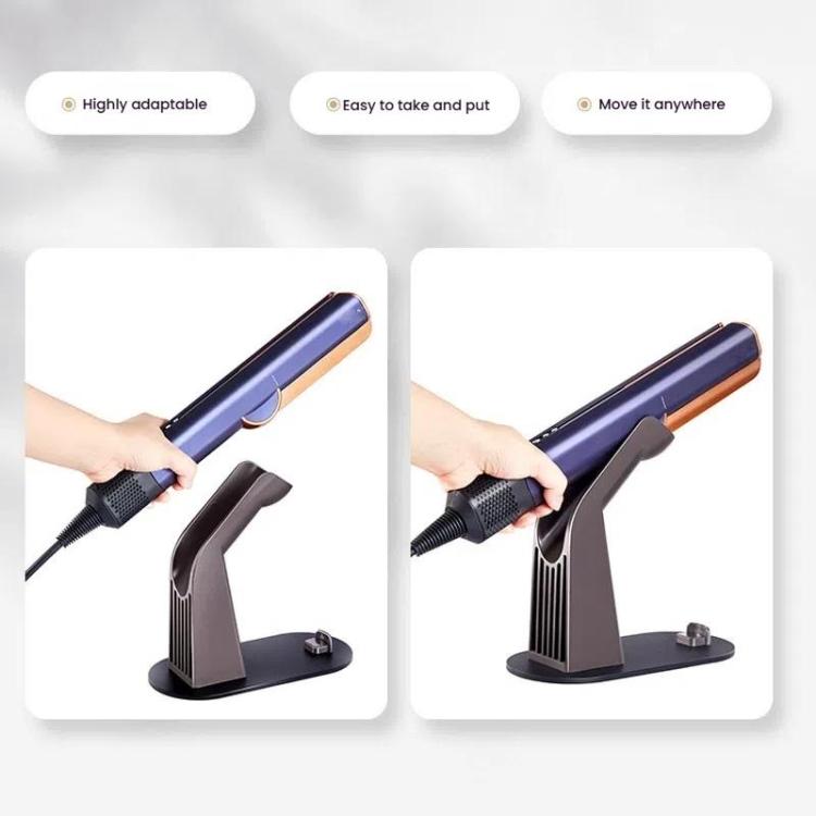 Suporte Vertical de Secretária para Alisador Dyson Airstrait HT01 com Compartimento de Armazenamento para Carregador