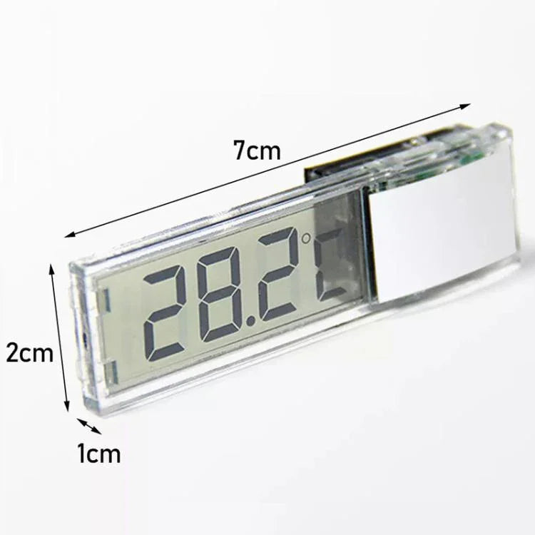 Termómetro digital sem fios para aquário LK-50, LCD externo transparente, medidor electrónico de temperatura da água