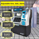 Cofre Infantil Simulado de Caixa Automática com Leitor de Cartão e Senha Inteligente