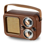 Rádio Retro Multifuncional Coluna Bluetooth Áudio Portátil Decoração, Padrão de Ondas, Risca Horizontal, Superfície Têxtil, Grelha Vertical