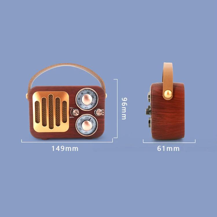 Rádio Retro Multifuncional Coluna Bluetooth Áudio Portátil Decoração, Padrão de Ondas, Risca Horizontal, Superfície Têxtil, Grelha Vertical