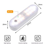 Luz de Armário LED Magnética com Sensor de Movimento, Recárregavel, 20 LEDs, 3 Temperaturas de Cor, A68-3A-11cm