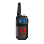 Dispositivo Inteligente de Treino para Cães com Choque Elétrico e Controlo Remoto T720 1000m, Comando Amarelo, Comando Vermelho
