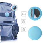 Para AirTag 2ª Geração / AirTag 1ª Geração Capa Redonda de Silicone para Rastreadores com Alfinetes de Segurança Ocultos em Roupas e Sapatos