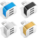 Hub USB 2.0 Expansor de 3 Portas