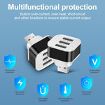 Hub USB 2.0 Expansor de 3 Portas