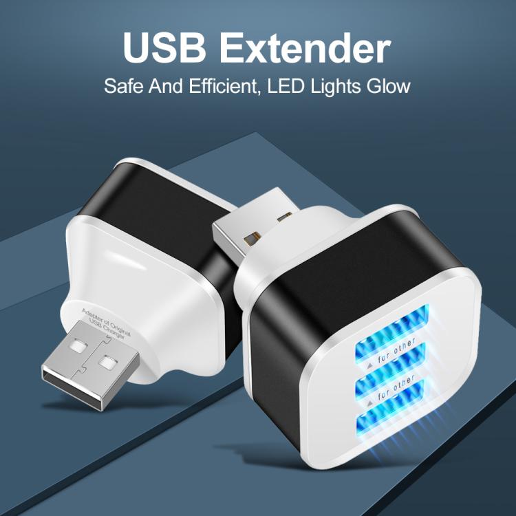Hub USB 2.0 Expansor de 3 Portas