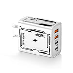 Carregador Multiporta para Telemóvel com 2 USB + 2 PD Type-C 2A