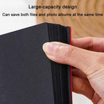 DIY Wooden Square Memorial Album Kids Growth Photo Album Cartoon Photo Book, Best Friends, Happiness, Just For You, Forever Love