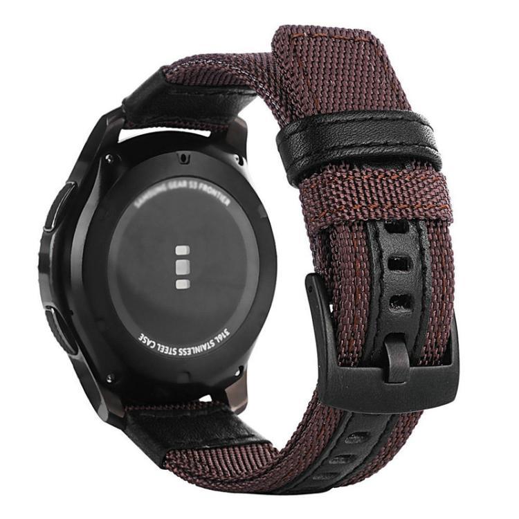 For Samsung Gear S3 Frontier / Classic Smart Quick Release Adjustable Nylon Watch Band, 20mm, 22mm