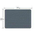 Grande Tapete Protetor de Silicone para Fogão, Almofada para Bancada de Cozinha, Drenagem de Louça e Prevenção de Manchas, 71 x 50 x 0,3cm